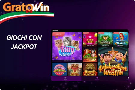 Slot con jackpot progressivi su GratoWin Casinò Online con premi crescenti, statistiche in tempo reale e promozioni speciali per vincite straordinarie in Italia